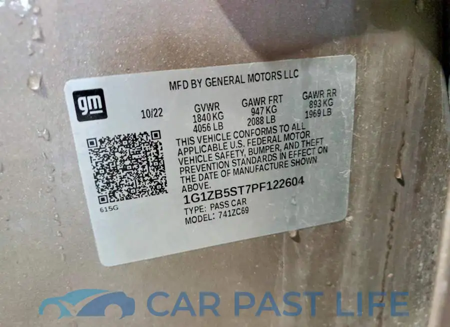 1G1ZB5ST7PF122604# 12