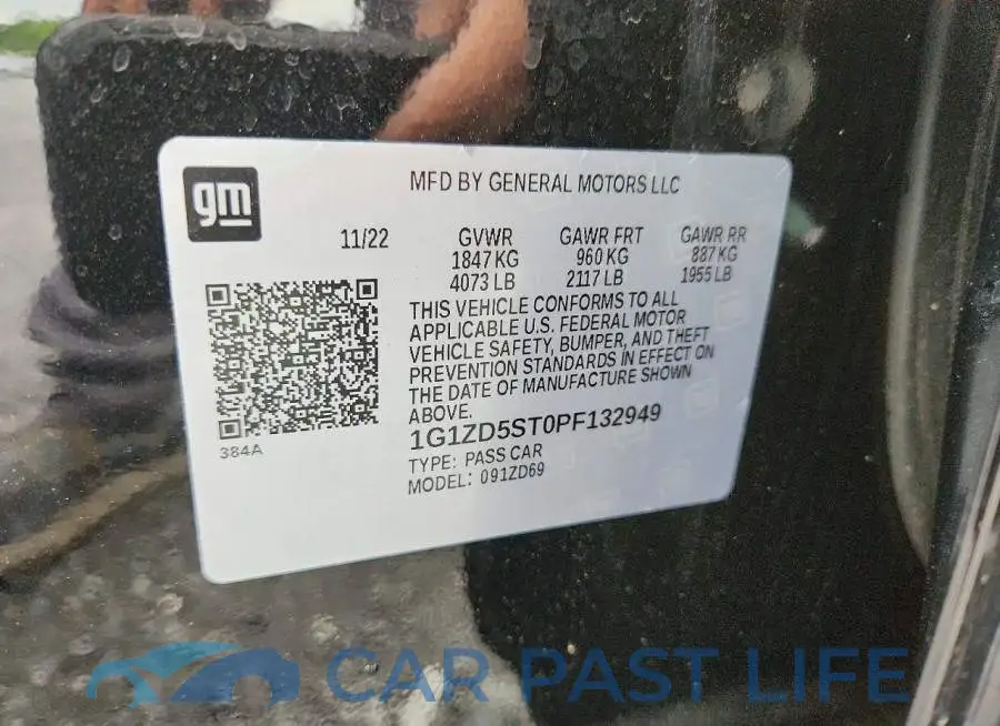1G1ZD5ST0PF132949# 12