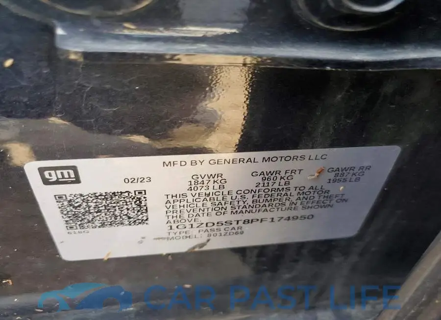 1G1ZD5ST8PF174950# 12