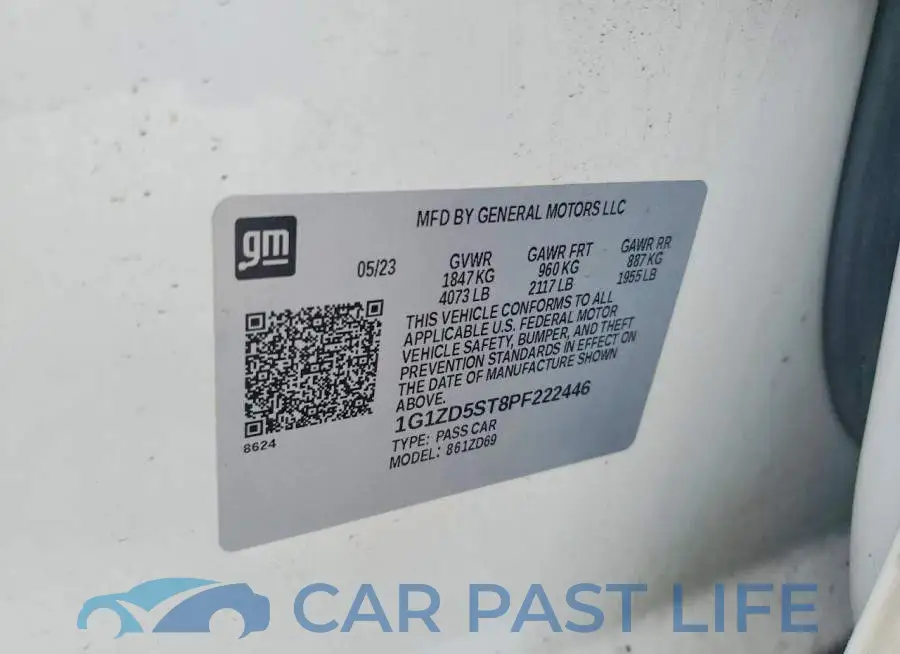 1G1ZD5ST8PF222446# 12