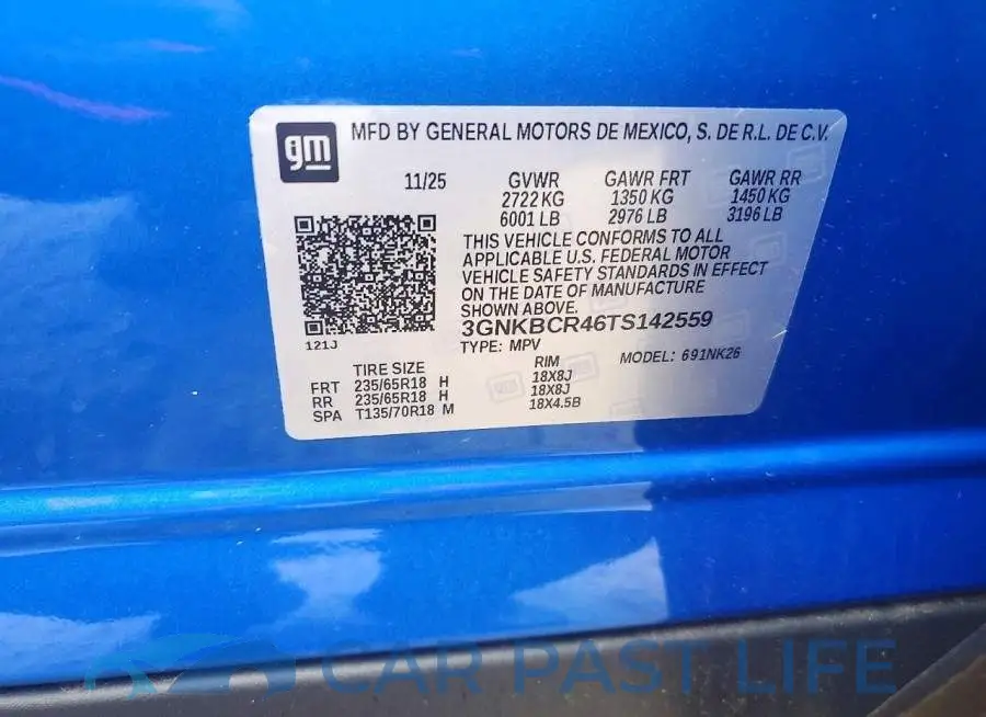 3GNKBCR46TS142559# 13