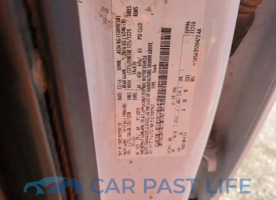 1FT7W2BT8HEC43067# 12