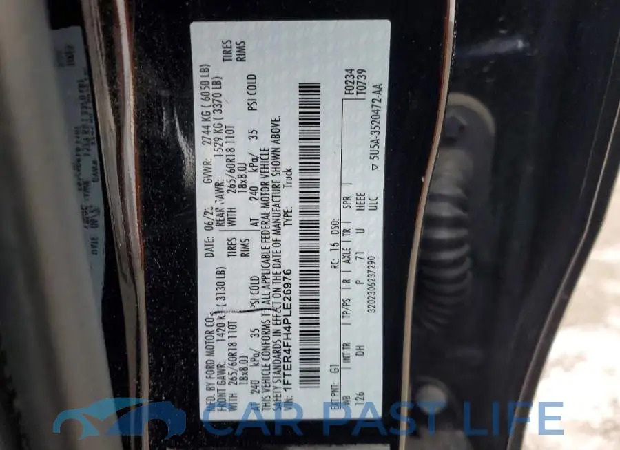 1FTER4FH4PLE26976# 12