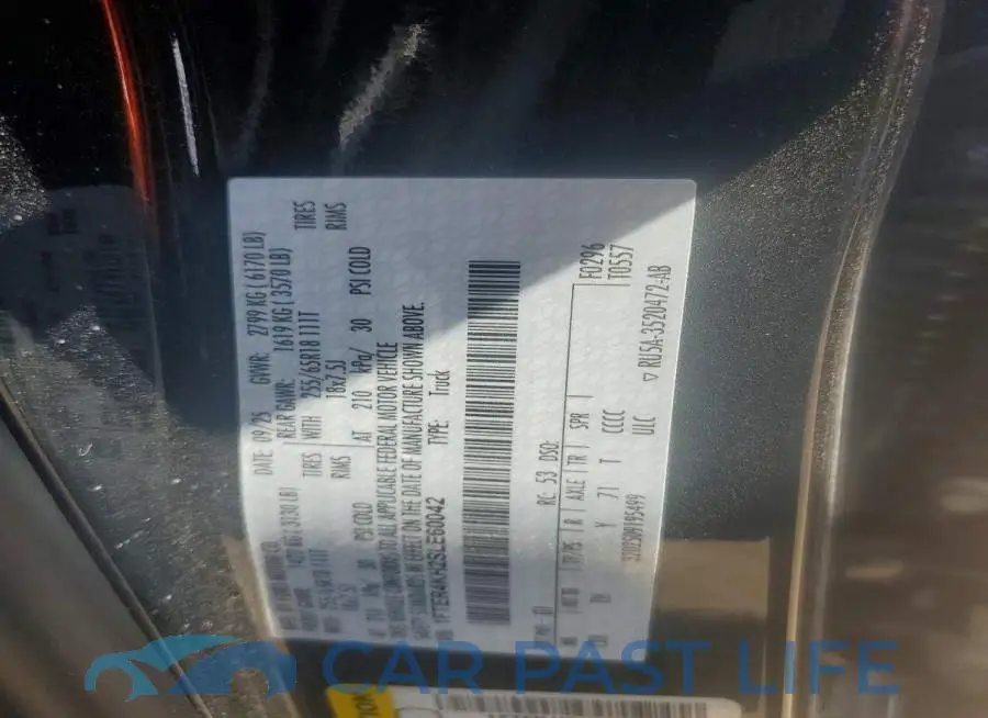 1FTER4KH2SLE60042# 12
