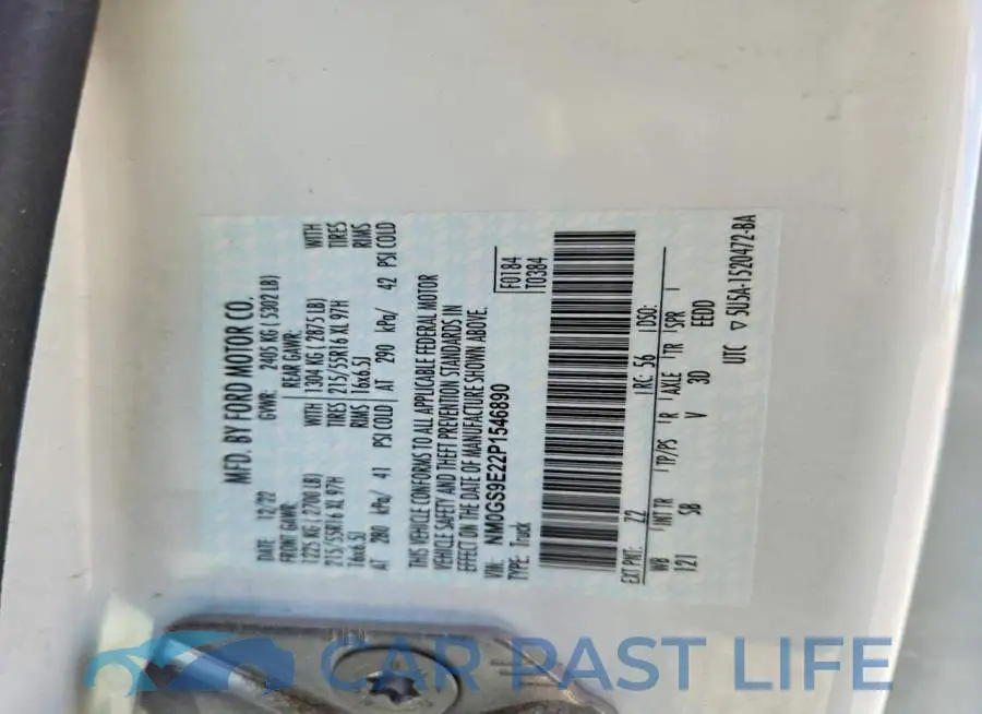 NM0GS9E22P1546890# 13