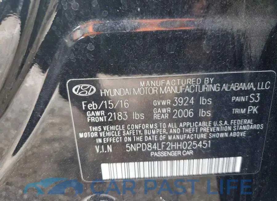 5NPD84LF2HH025451# 13