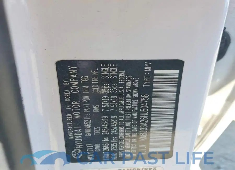 KM8J33A26HU504758# 13