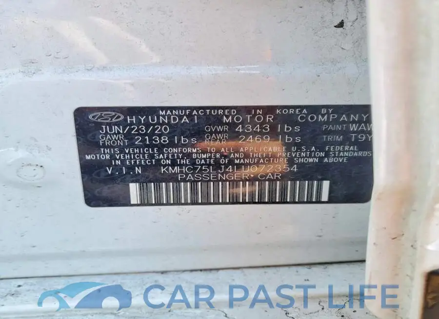 KMHC75LJ4LU072354# 12