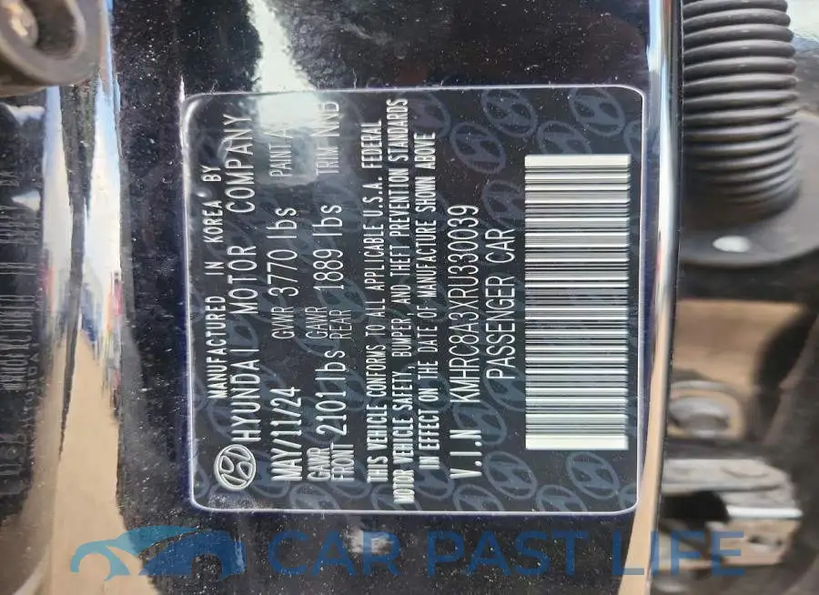 KMHRC8A3XRU330039# 12