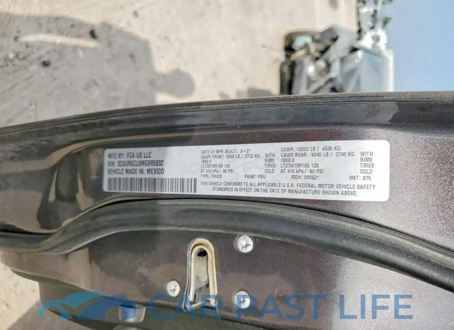 3C6UR5CL6MG695832# 12