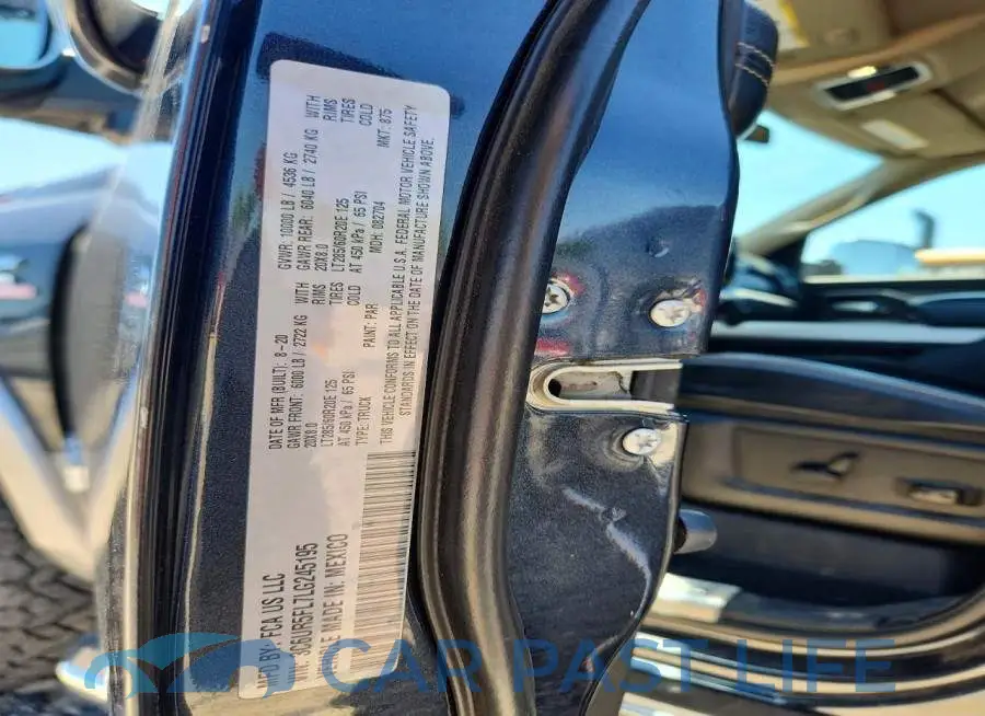 3C6UR5FL7LG245195# 12