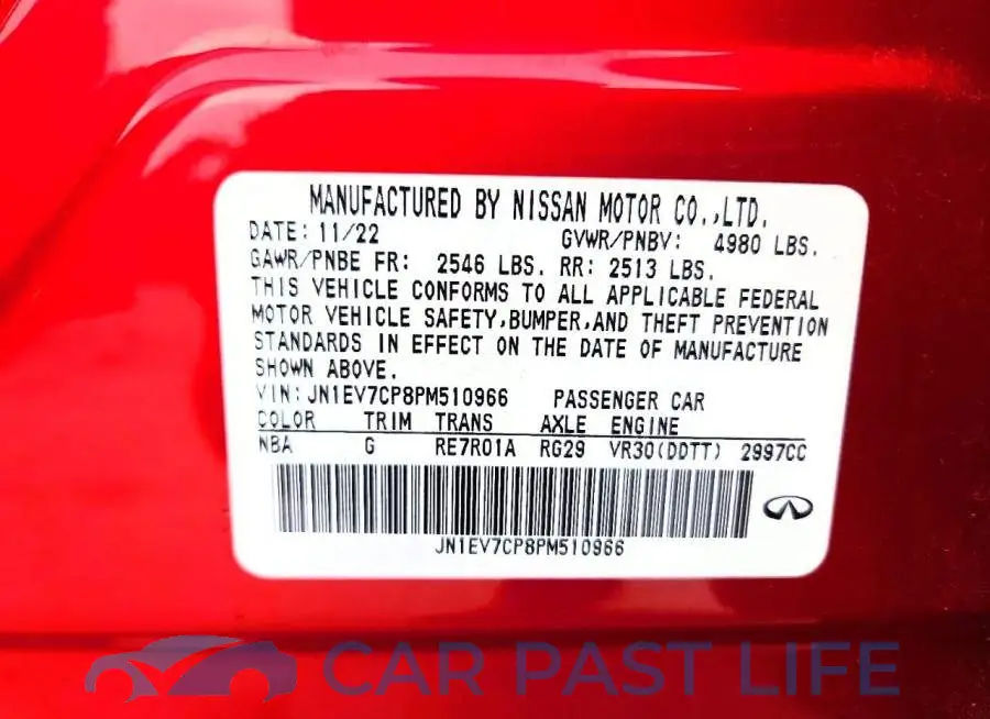JN1EV7CP8PM510966# 12