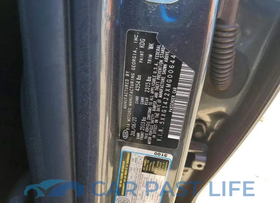 5XXG14J2XMG006444# 13