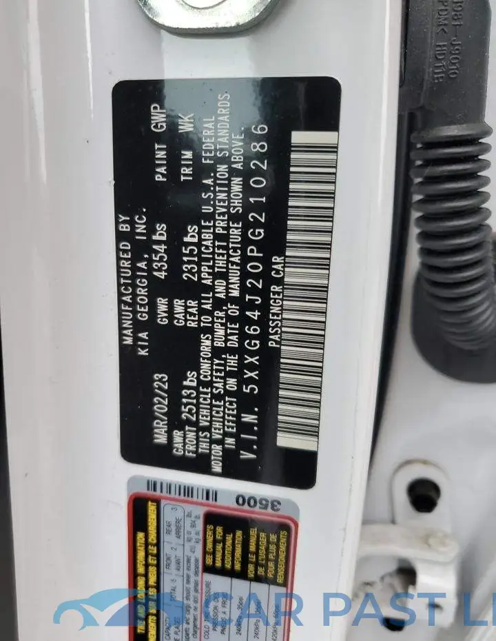 5XXG64J20PG210286# 12