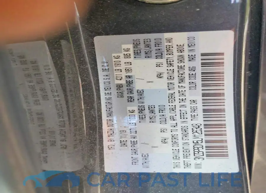 3MZBPBDM5LM126348# 13