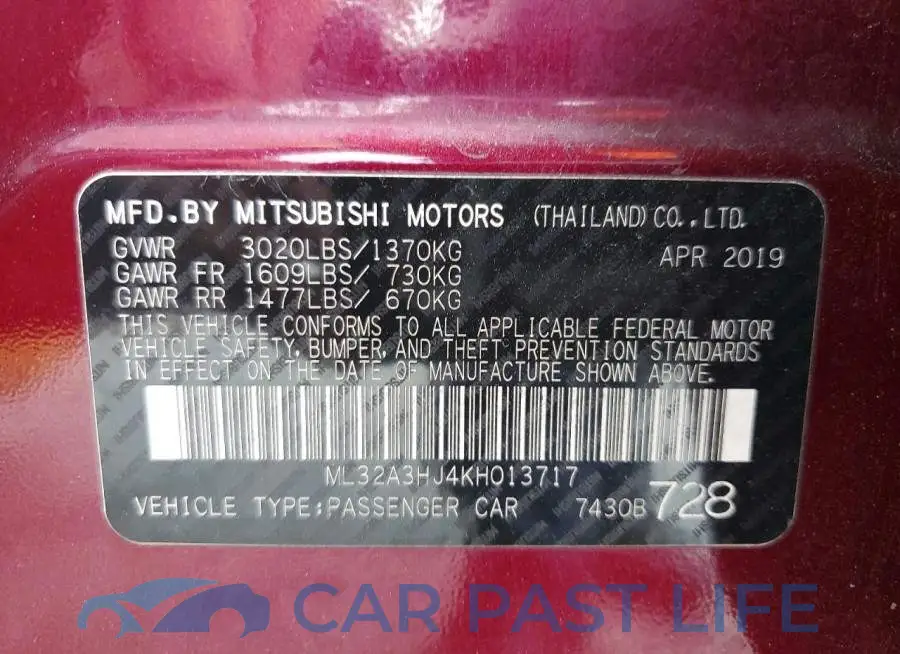 ML32A3HJ4KH013717# 12