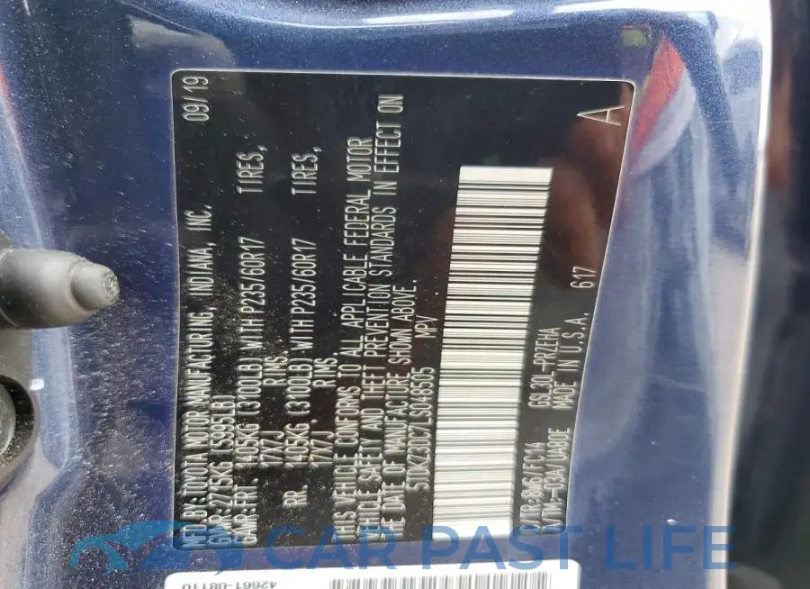 5TDKZ3DC7LS048505# 13