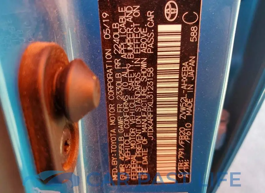 JTDKARFPXL3123158# 12