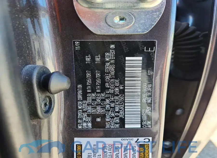 JTEBU5JR3L5775872# 13