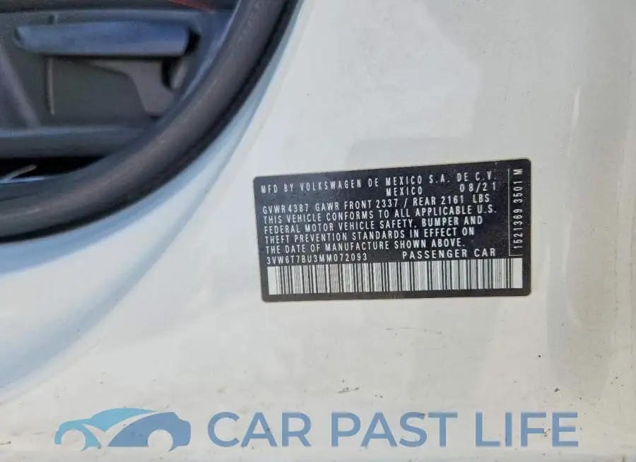 3VW6T7BU3MM072093# 13