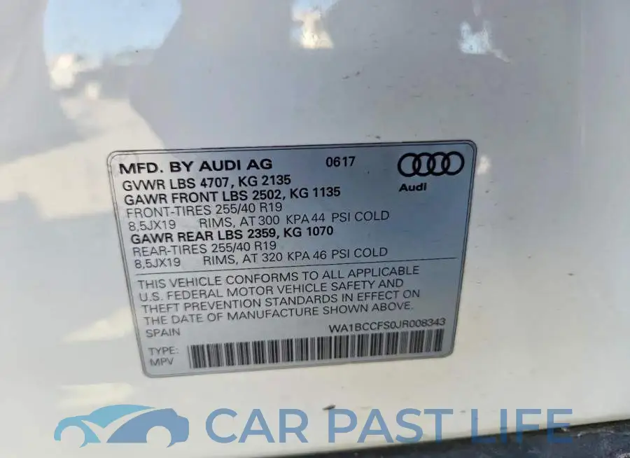 WA1BCCFS0JR008343# 14