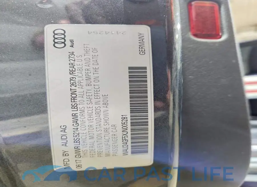 WAU24GF5XJN005281# 13