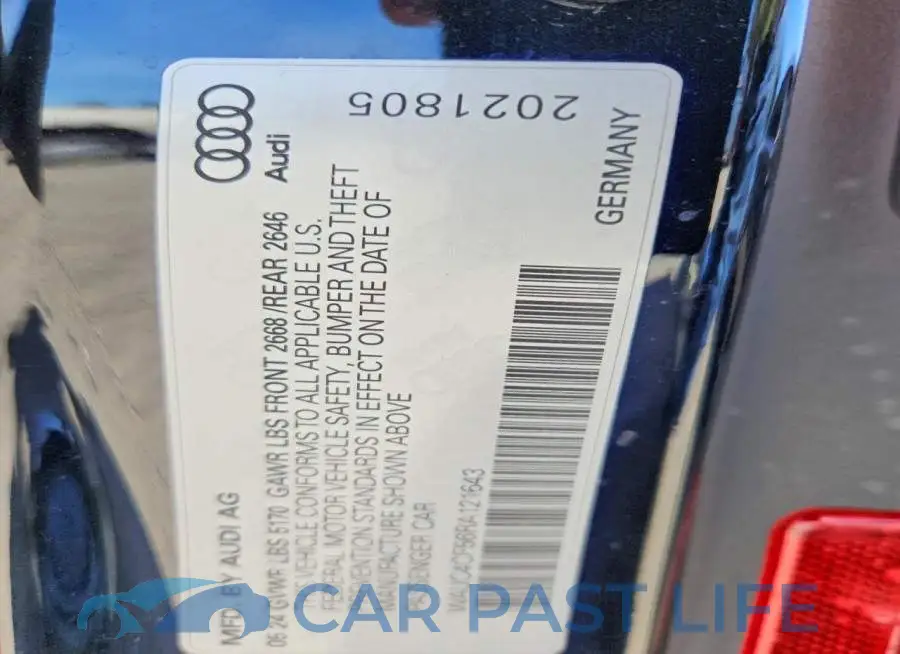 WAUC4CF56RA121643# 13