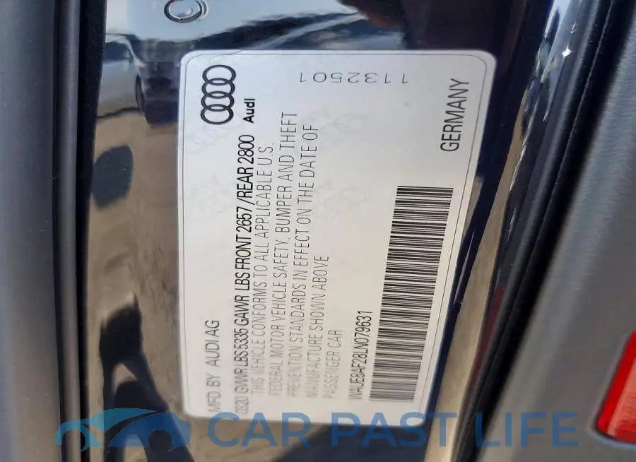 WAUE8AF28LN079631# 13