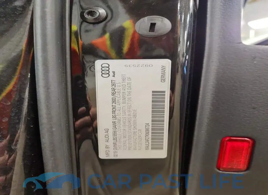 WAUL2AF27KN086724# 12