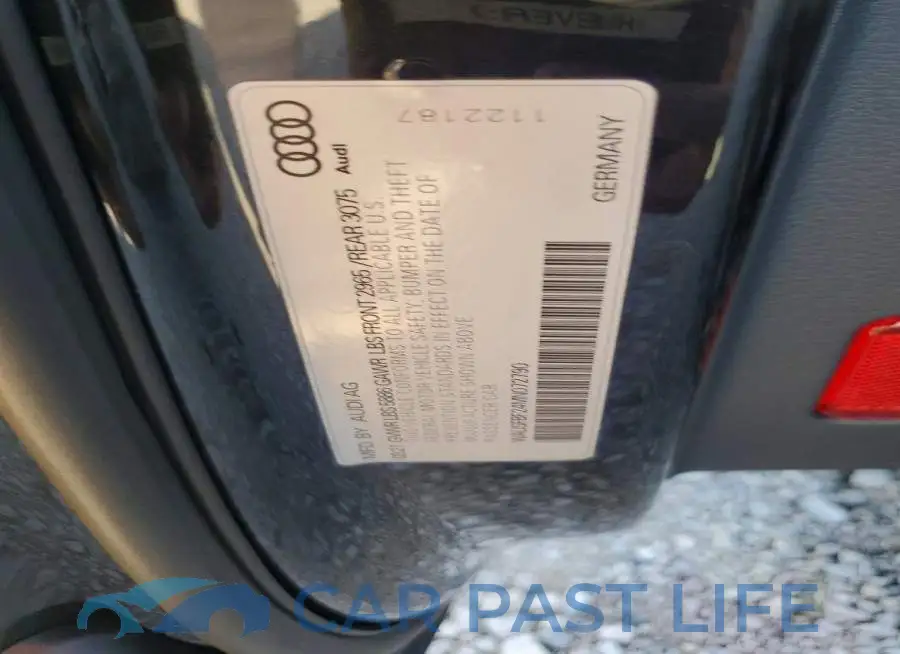 WAUSFBF24MN072790# 12