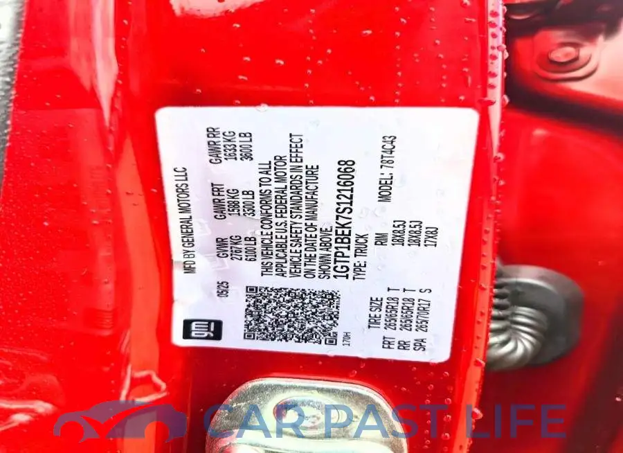 1GTP1BEK7S1216068# 13
