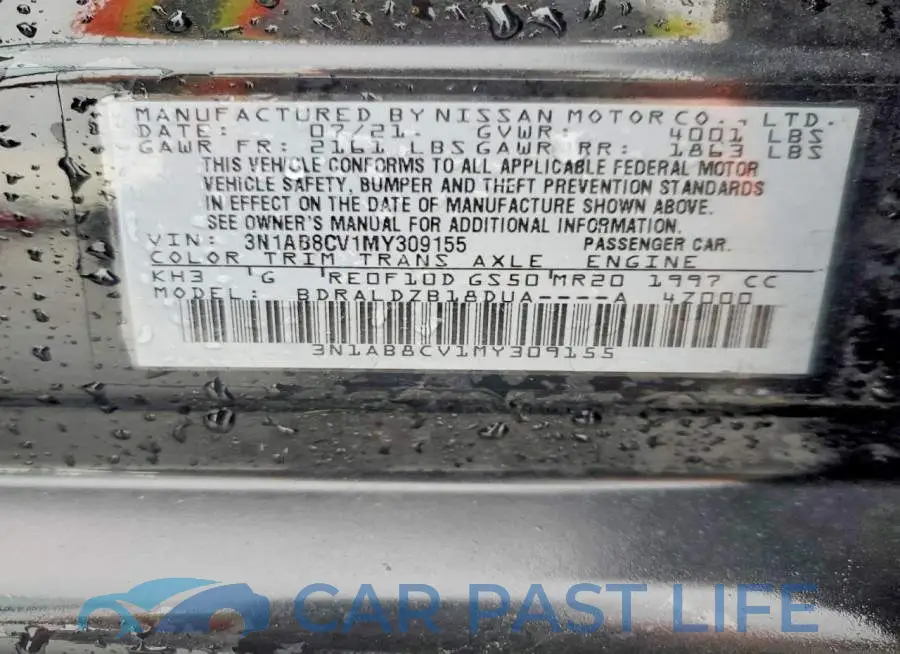 3N1AB8CV1MY309155# 13