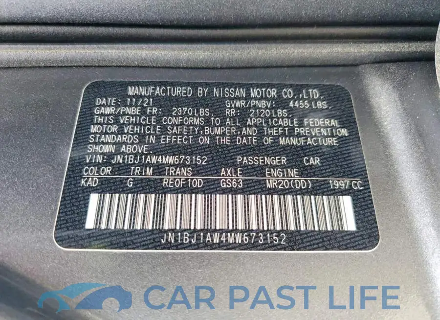 JN1BJ1AW4MW673152# 13