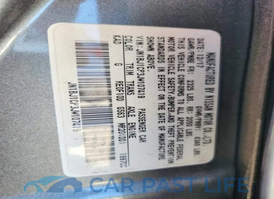 JN1BJ1CP3JW107419# 13