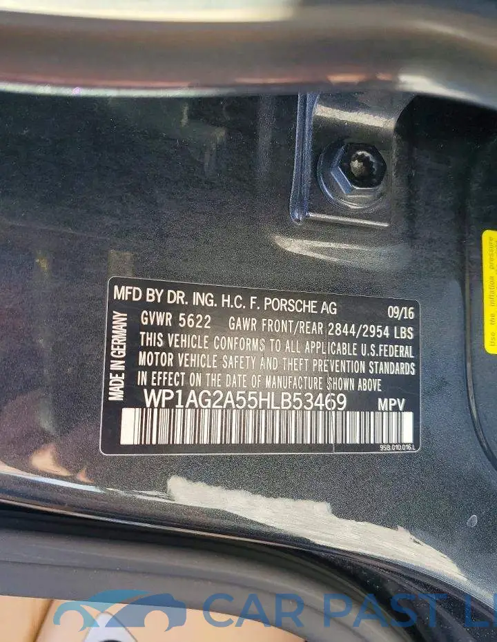 WP1AG2A55HLB53469# 13