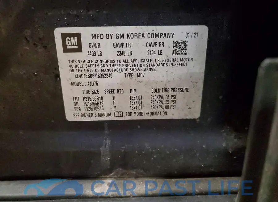 KL4CJESB6MB352249# 13