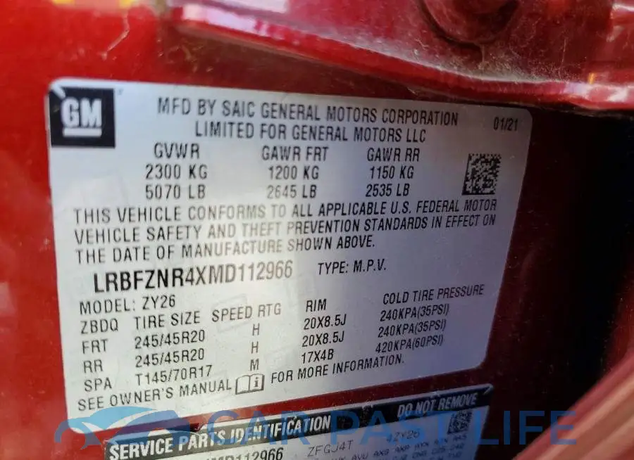 LRBFZNR4XMD112966# 13