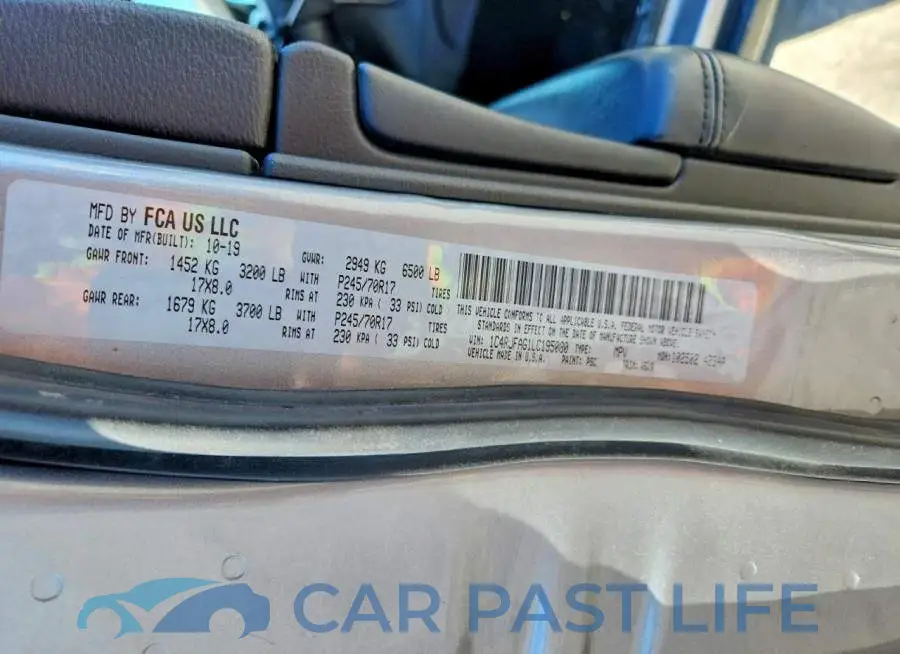 1C4RJFAG1LC195080# 13