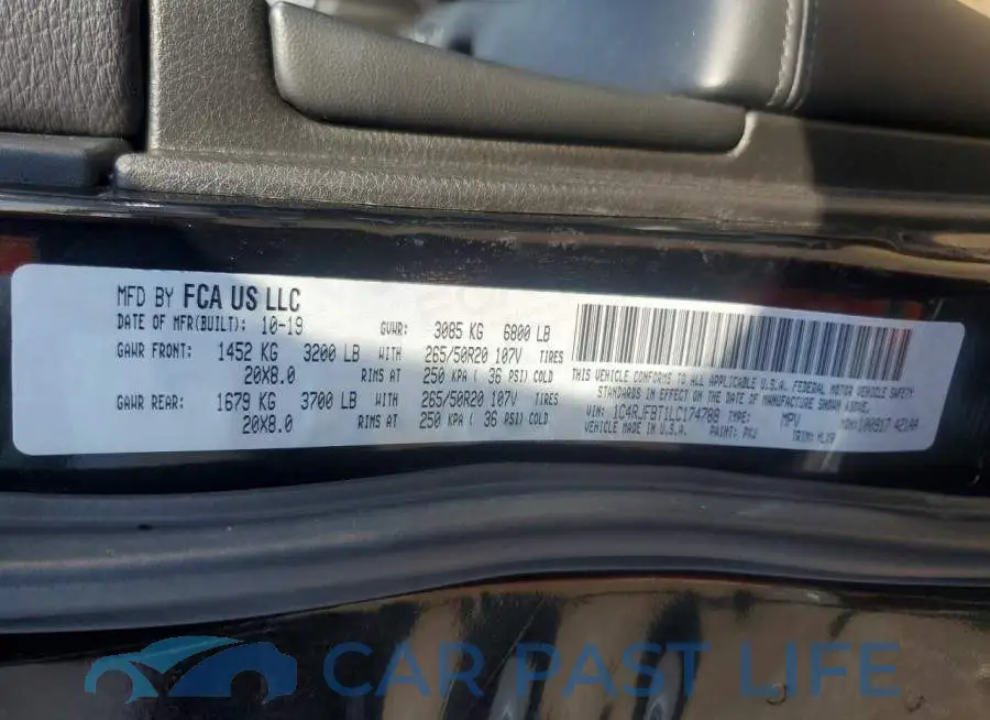 1C4RJFBT1LC174788# 12