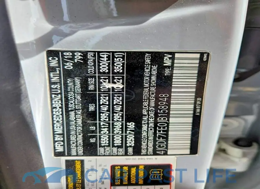 4JGDF7FE0JB158948# 13