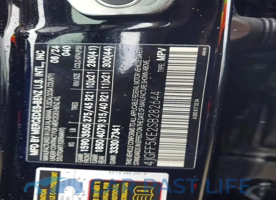 4JGFF5KE2SB282644# 13