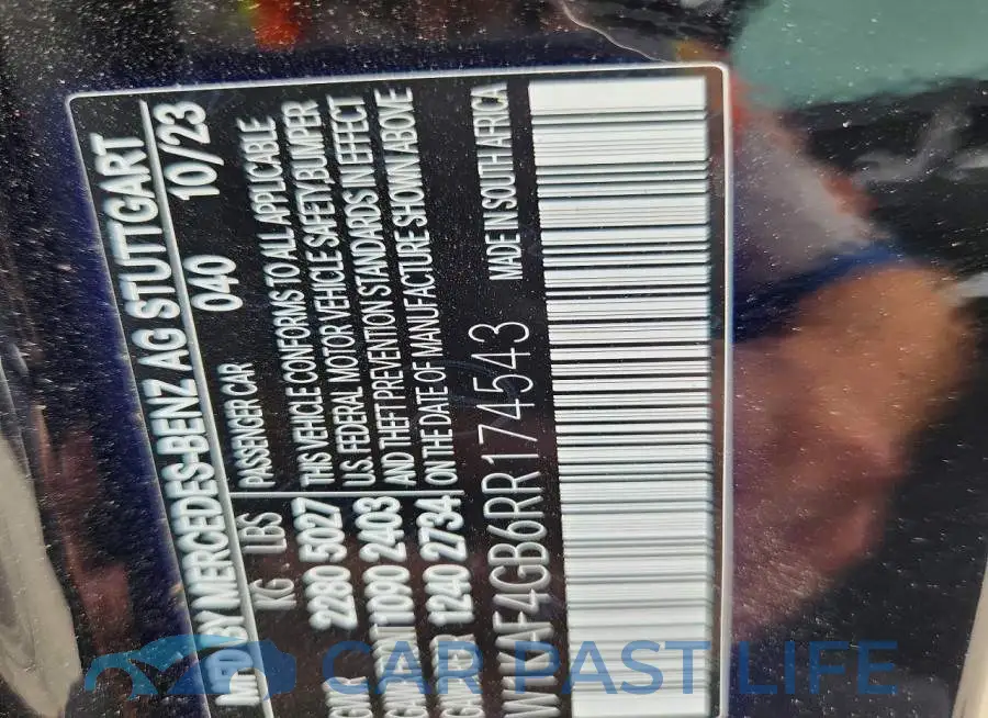 W1KAF4GB6RR174543# 13