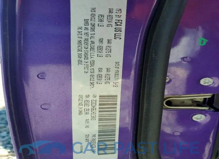 2C3CDXHG6JH313003# 12