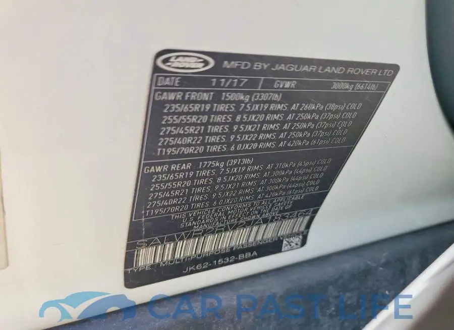 SALWR2RV2JA183464# 13