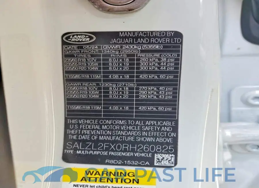 SALZL2FX0RH260825# 12
