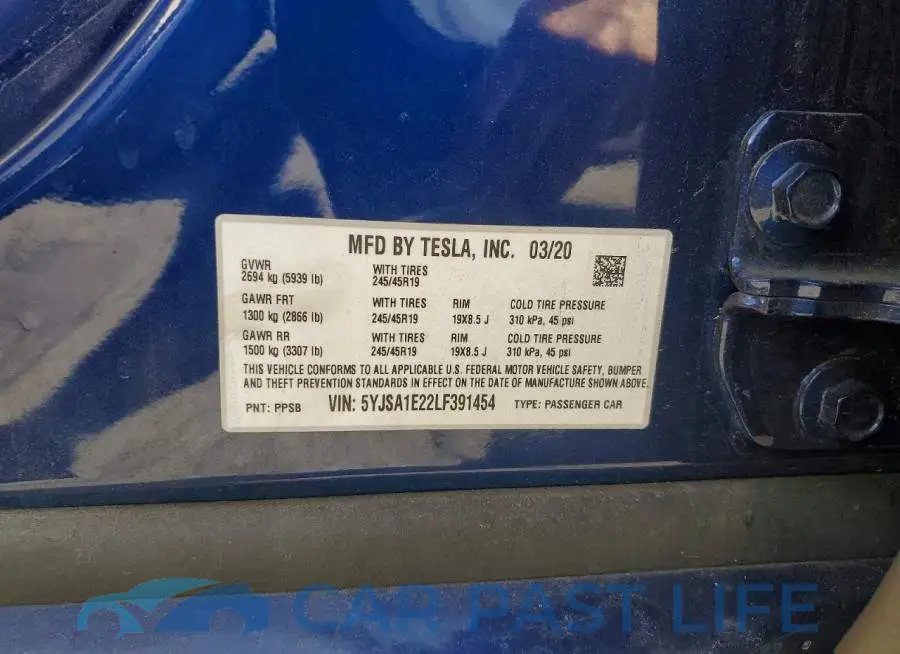 5YJSA1E22LF391454# 12