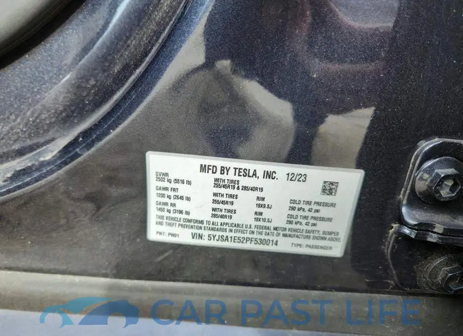 5YJSA1E52PF530014# 12