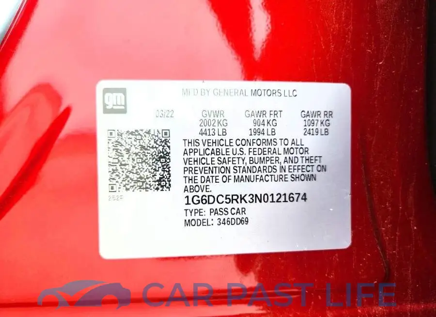 1G6DC5RK3N0121674# 13