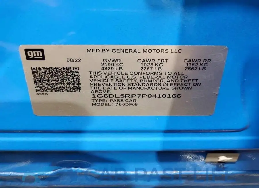 1G6DL5RP7P0410166# 13