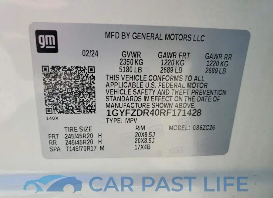 1GYFZDR40RF171428# 13
